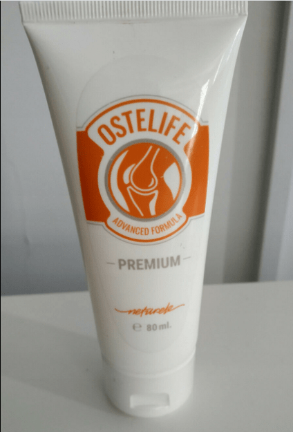 Φωτογραφία ενός σωλήνα με κρέμα, εμπειρία χρήσης του Ostelife Premium Plus