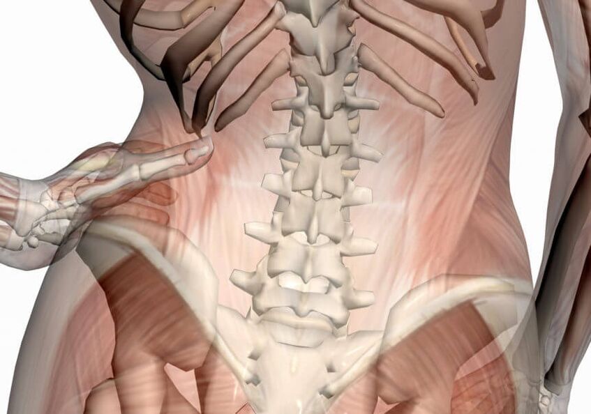 πόνος στην οσφυϊκή μοίρα της σπονδυλικής στήλης